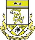Tak Sun Joy house crest featuring a dolphin